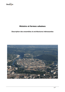 Histoire et formes urbaines