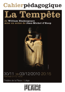 La Tempête - Théâtre de Liège
