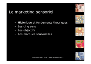 Le marketing sensoriel
