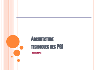 Architecture technique des PGI