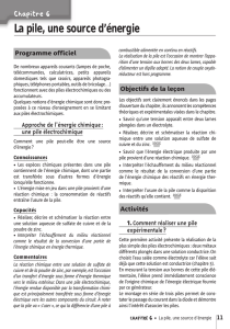 La pile, une source d`énergie - images.hachette