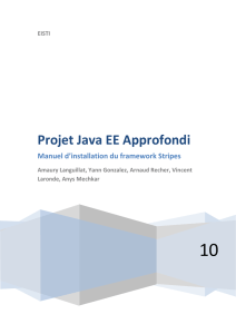 Projet Java EE Approfondi - gardeux