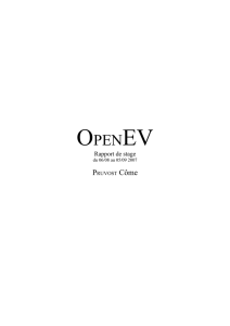 Installation d`OpenEV
