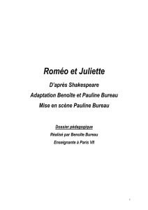 Roméo et Juliette - Théâtre de la Tempête