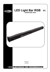 LED Light Bar RGB V3