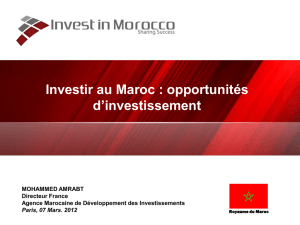 Invest in Morocco