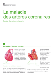 La maladie des artères coronaires - Centre Cardio
