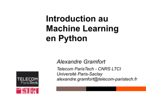 Introduction au Machine Learning en Python