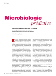 Microbiologie prédictive