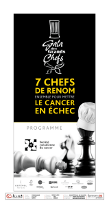 Programme 2012 - Gala des Grands Chefs