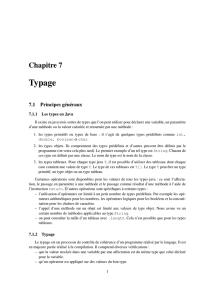 Typage - Deptinfo
