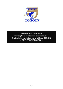 Cahier des Charges