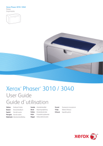 Imprimante Phaser 3010/3040