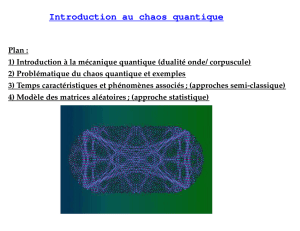 Introduction au chaos quantique