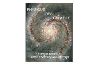 physique des galaxies - ufe
