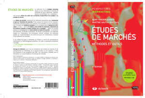 études de marchés