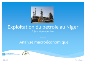 Exploitation de pétrole au Niger
