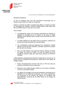 4. Allocution du président du Gouvernement Jean-Michel