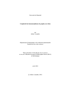 Complexité des homomorphismes de graphes avec listes