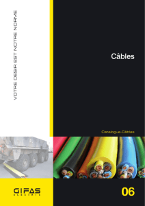 Catalogue Câbles