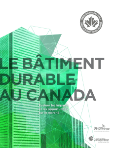 le bâtiment durable au canada - Canada Green Building Council