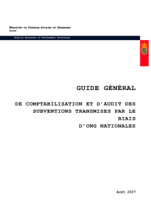 General Guidelines - Aid Management Guidelines