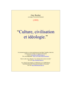 Culture, civilisation et idéologie - societude
