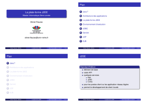 La plate-forme J2EE
