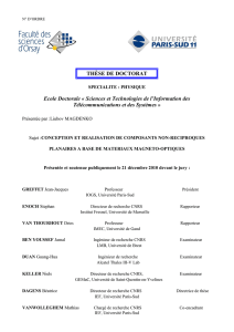 Manuscrit - Institut d`Electronique Fondamentale - Université Paris-Sud
