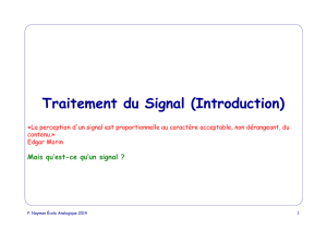 Traitement du Signal (Introduction)