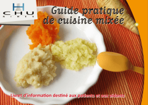 Guide pratique de cuisine mixée