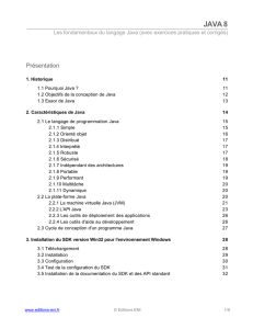 JAVA 8 - Editions ENI