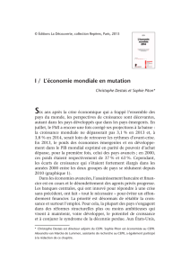 L`économie mondiale en mutation