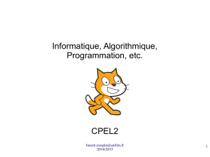 Informatique, Algorithmique, Programmation, etc. CPEL2