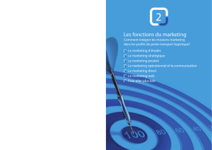 Les fonctions du marketing - TLF : Transport et Logistique de France