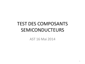test des semiconducteurs