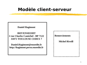 Modèle client-serveur