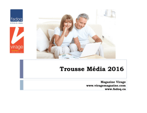 Trousse Média 2016