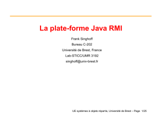 La plate-forme Java RMI
