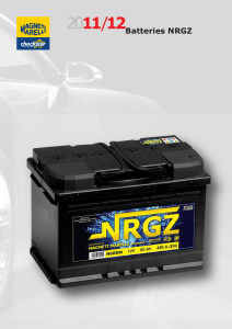 Catalogue Batteries NRGZ_2011-12