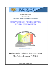 Document Définitif Différentiel d`inflation UMOA