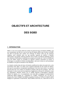 2.Objectifs et Architecture