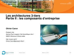 les composants d`entreprise - Polytech`Lille, page Olivier Caron