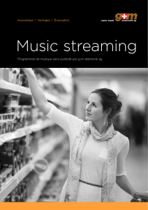 Music streaming - G+M Elektronik AG