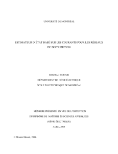 ESTIMATEUR D`ÉTAT BASÉ SUR LES COURANTS POUR LES