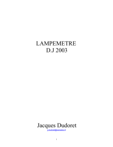 Lampemètre DJ2003