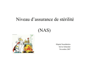 Niveau d`assurance de stérilité (NAS)
