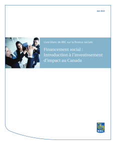 Financement social : Introduction à l`investissement d`impact au