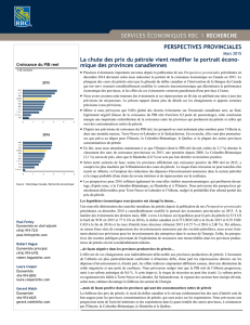 Économies provinciales