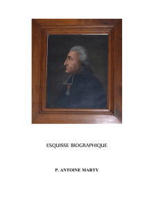 la biographie du Père Antoine Marty
